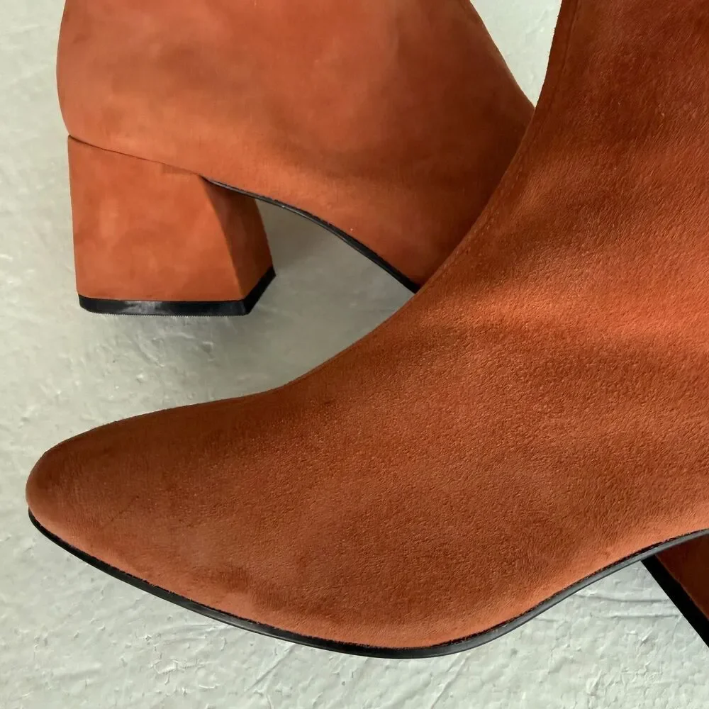 Size 40 - Vagabond Shoemakers Alice Suede Boot Block Heel - Picture 3 of 9